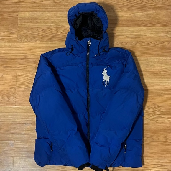Ralph Lauren Men's Royal Blue Puffer Jacket - Picture 1 of 4